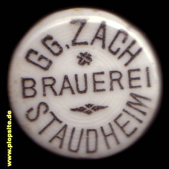 Bügelverschluss aus: Brauerei Zach, Staudheim, Rain-Staudheim, Deutschland