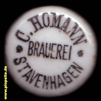 Bügelverschluss aus: Dampfbrauerei C. Homann, Stavenhagen, Reuterstadt Stavenhagen, Deutschland