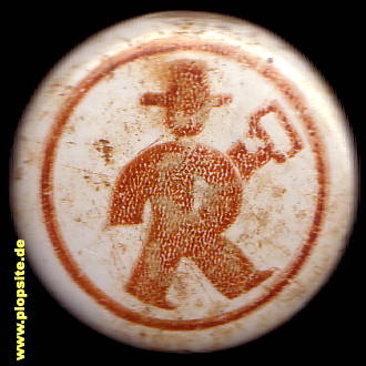 Picture of a ceramic Hutter stopper from: Brauerei Rolinck, Steinfurt, Stemmert, Germany