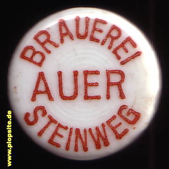 Bügelverschluss aus: Brauerei Auer, Steinweg, Regensburg, Deutschland