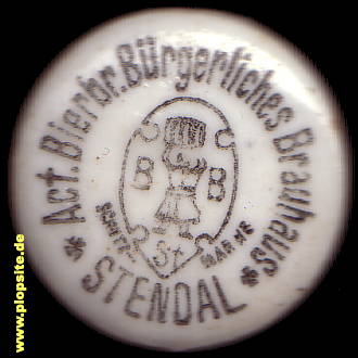 Bügelverschluss aus: Actien Bierbrauerei Bürgerliches Brauhaus, Stendal, Deutschland