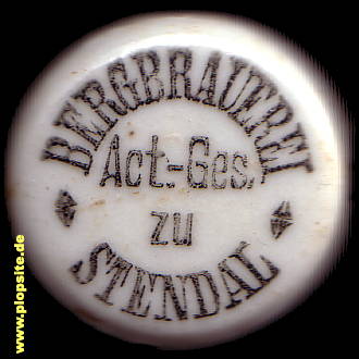 Bügelverschluss aus: Bergbrauerei AG, Stendal, Deutschland