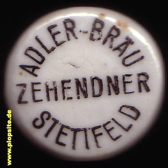 Bügelverschluss aus: Brauerei zum schwarzen Adler, Georg Zehendner, Stettfeld, Ubstadt-Weiher-Stettfeld, Deutschland
