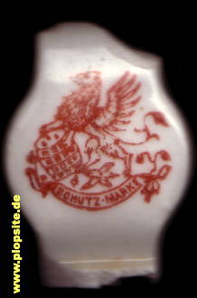 Picture of a ceramic Hutter stopper from: Bergschloß-Brauerei AG, Stettin, Szczecin, Poland