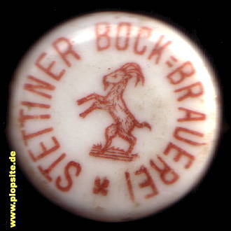 Bügelverschluss aus: Bock-Brauerei, W. Arend, Stettin, Szczecin, Polen