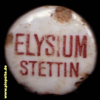 Picture of a ceramic Hutter stopper from: Brauerei AG 