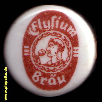 Picture of a ceramic Hutter stopper from: Brauerei AG 