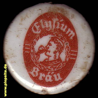 Picture of a ceramic Hutter stopper from: Brauerei AG 