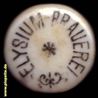 Picture of a ceramic Hutter stopper from: Brauerei AG 