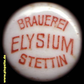Picture of a ceramic Hutter stopper from: Brauerei AG 