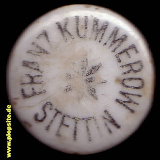 Obraz porcelany z: Stettin, Franz Kummereow,  PL, unbekannt, Polska