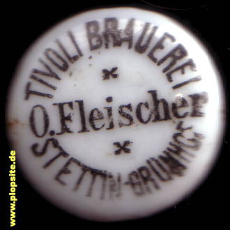 Bügelverschluss aus: Tivoli Brauerei AG Fleischer, Stettin - Grünhof, Szczecin, Polen