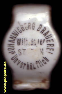Bügelverschluss aus: Johannisberg Brauerei Meyer, Stettin, Szczecin, Polen