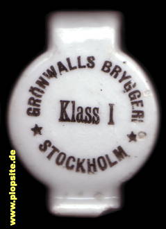 Bügelverschluss aus: Grönwalls Bryggeri, Stockholm, Schweden