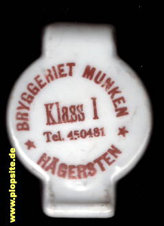 Bügelverschluss aus: Bryggeriet Munken, Hägersten, Stockholm-Hägersten, Schweden