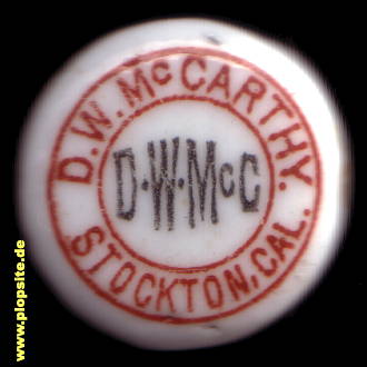 B�ügelverschluss aus: Stockton, CA, D. W. Mc Carthy,  US, unbekannt, USA