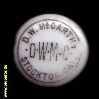 B�ügelverschluss aus: Stockton, CA, D. W. Mc Carthy,  US, unbekannt, USA