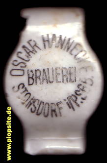 Bügelverschluss aus: Brauerei Oscar Hannecke, Stonsdorf, Staniszów, Polen