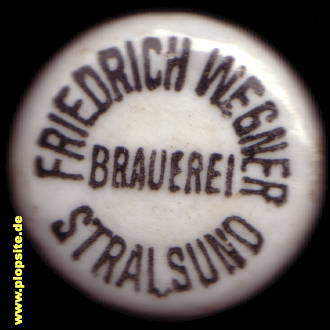 Obraz porcelany z: Brauerei L. Rubarth Nachfahren Friedrich Wegner, Stralsund, Hansestadt Stralsund, Niemcy