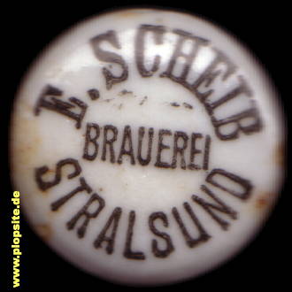Obraz porcelany z: Brauerei L. Rubarth Nachfahren, Inh. E Scheib, Stralsund, Hansestadt Stralsund, Niemcy