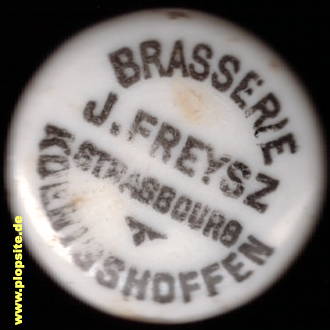Bügelverschluss aus: Brasserie J. Freysz, Koenigshoffen, Koenigshoffen - Strassbourg, Königshofen - Straßburg, Frankreich