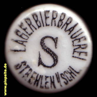 Bügelverschluss aus: Lagerbierbrauerei Robert Jaeckel AG, Strehlen, Strzelin, Polen