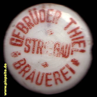 Bügelverschluss aus: Brauerei Paul Thiel, Inhaber Gebrüder Thiel, Striegau, Strzegom, Polen