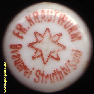 Bügelverschluss aus: Brauerei Fr. Krautwurm, Struth / Suhl, Deutschland