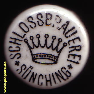 Picture of a ceramic Hutter stopper from: Schloßbrauerei, Sünching, Germany
