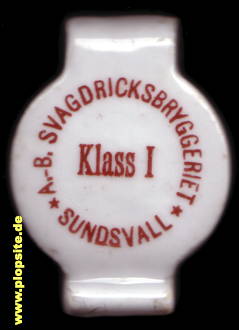 Bügelverschluss aus: AB Svagdricksbryggeriet, Sundsvall, Schweden
