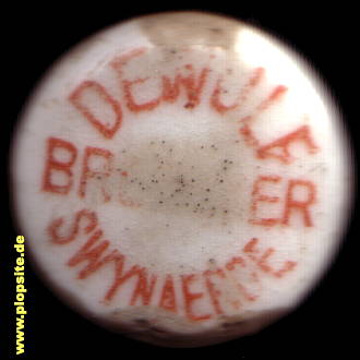 Picture of a ceramic Hutter stopper from: Brasserie E. De Wulf, 