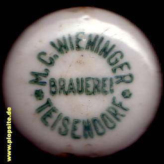 Bügelverschluss aus: Brauerei M.C. Wieninger, Teisendorf, Deutschland