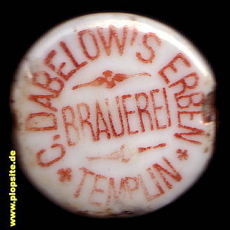 Bügelverschluss aus: Brauerei C. Dabelow's Erben, Templin, Deutschland