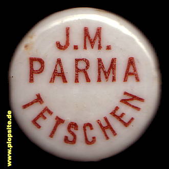 Obraz porcelany z: Tetschen; J M Parma,  CZ, unbekannt, Czechy