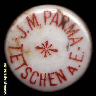 Obraz porcelany z: Tetschen; J M Parma,  CZ, unbekannt, Czechy