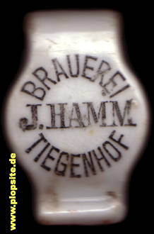 Bügelverschluss aus: Brauerei Jacob Hamm, Danzig - Tiegenhof, Nowy Dwór Gdański, Polen