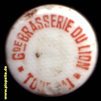 Bügelverschluss aus: Grande Brasserie du Lion S.A., Tournai, Doornik, Dornick, Belgien