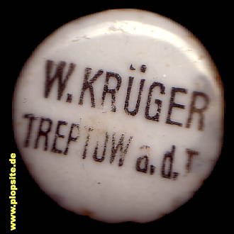 Obraz porcelany z: Treptow / Tollensee, W. Krüger,  DE, unbekannt, Niemcy