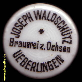 Bügelverschluss aus: Brauerei zum Ochsen Waldschütz, Überlingen, Deutschland