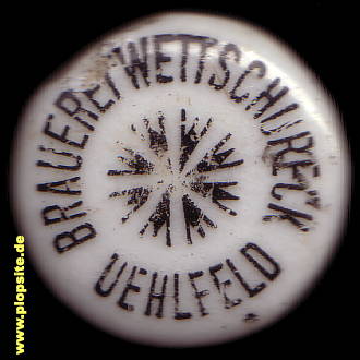 Bügelverschluss aus: Brauerei Wettschureck, Uehlfeld, Deutschland