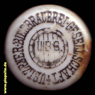 Bügelverschluss aus: Bierbrauerei Gesellschaft, Uelzen, Deutschland