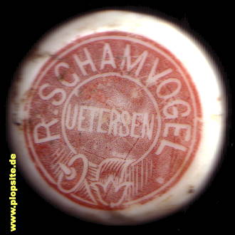 Bügelverschluss aus: Brauerei R. Schamvogel, Uetersen, Ütersen, Yttersen, Deutschland