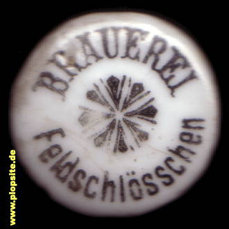 Picture of a ceramic Hutter stopper from: Brauerei Felschlößchen ,  CZ, unbekannt, Czech Republic