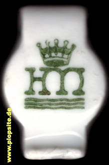 Picture of a ceramic Hutter stopper from: HM,  DK, unbekannt, Denmark