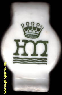 Picture of a ceramic Hutter stopper from: HM,  DK, unbekannt, Denmark