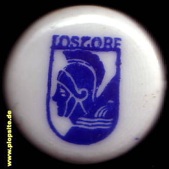 Picture of a ceramic Hutter stopper from: Loscore,  CH, unbekannt, Switzerland