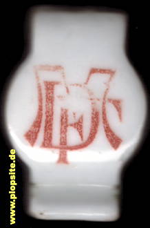 Picture of a ceramic Hutter stopper from: M D F,  DK, unbekannt, Denmark