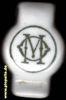 Picture of a ceramic Hutter stopper from: OM,  DK, unbekannt, Denmark