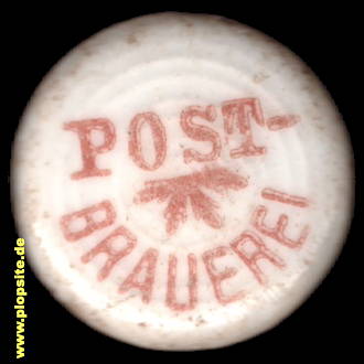 B�ügelverschluss aus: Post Brauerei,  DE, unbekannt, Deutschland