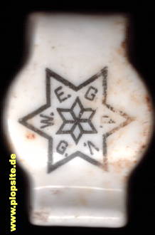 Obraz porcelany z: Stern W.E.G.D.V.G.,  PL, unbekannt, Polska